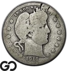 1911-D Barber Quarter