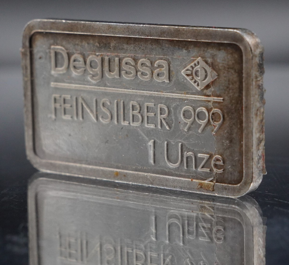 Ferd Wagner Pforzheim Degussa TONED Feinsilber 1oz 999 FINE Silver