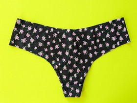 Victoria's Secret PINK Size L Seamless Thong Panty Bundle - Lot of 4