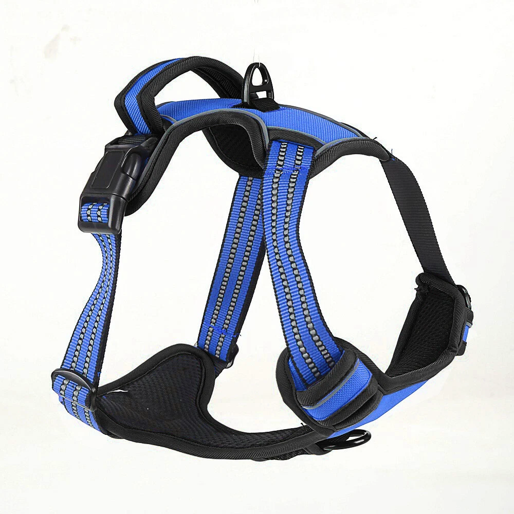 Dog Harness No Pull Adjustable Soft Padded Reflective No-Choke Pet Oxford Vest