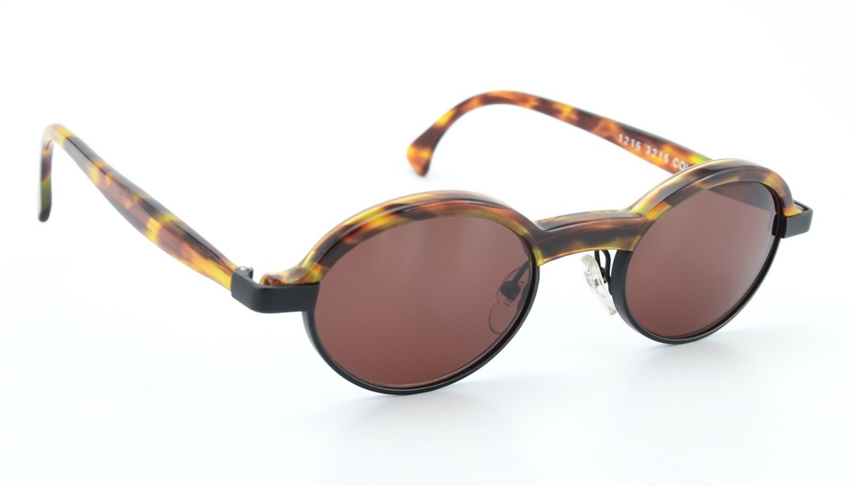 Alain Mikli Sunglasses 1215 3215 C0457 Vintage 90s Oval Tortoise 