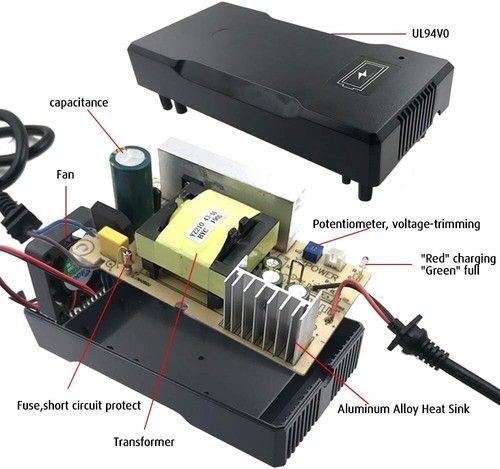 42V 5A Battery Charger for Electric Scooter Segway Ninebot Max 36V Lithium Ba... - Picture 7 of 8