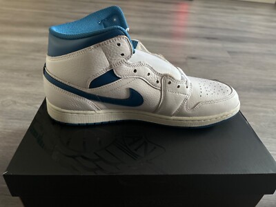 Nike Air Jordan 1 Mid SE Shoes Industrial Blue White FN5215-141