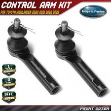 2x Front Outer Tie Rod End for Toyota Highlan...