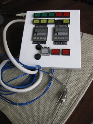Lot Temperature Control Manifold 2 Honeywell Temp Controllers and Thermocouples