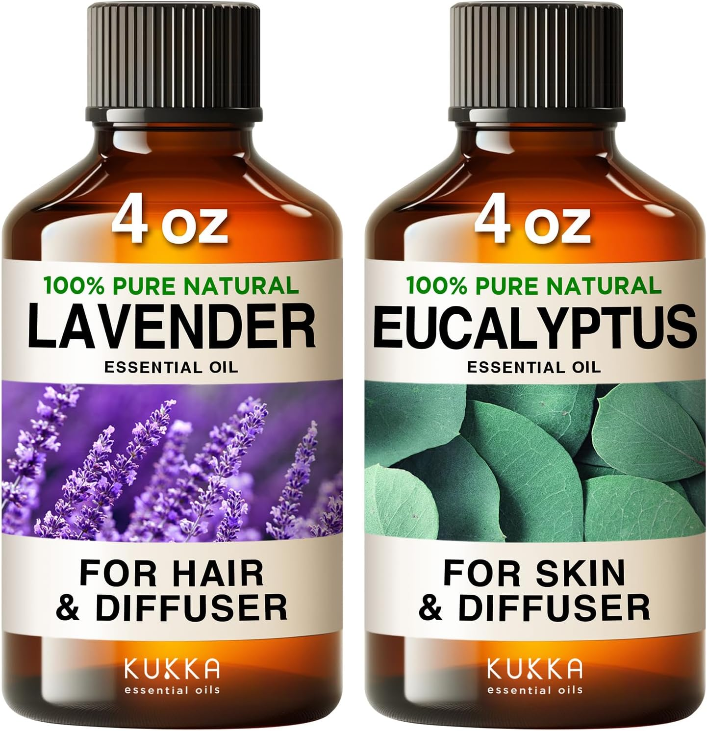 Lavender Oil Essential Oil for Diffuser & Eucalyptus Essential Oil for Diffuser
