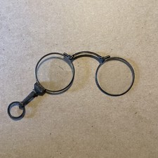 Vintage Antique Sterling Folding Opera Glasses Spectacles