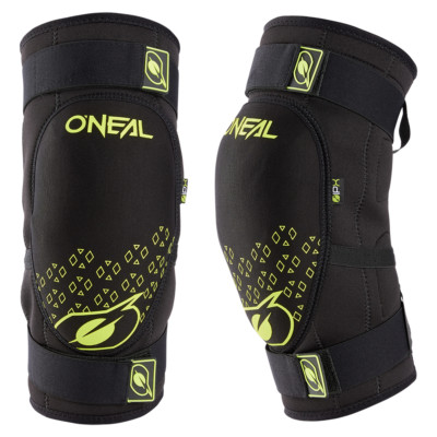  O'Neal Dirt Knee Guard Schwarz Neon Knie Schoner Protektor MTB FR DH Cross
