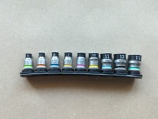 Wera 1/4  Drive Zyklop 9 Piece 6 Point Socket...