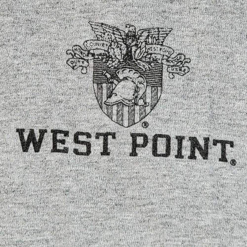 T Shirt LARGE USMA Army Gray | eBay