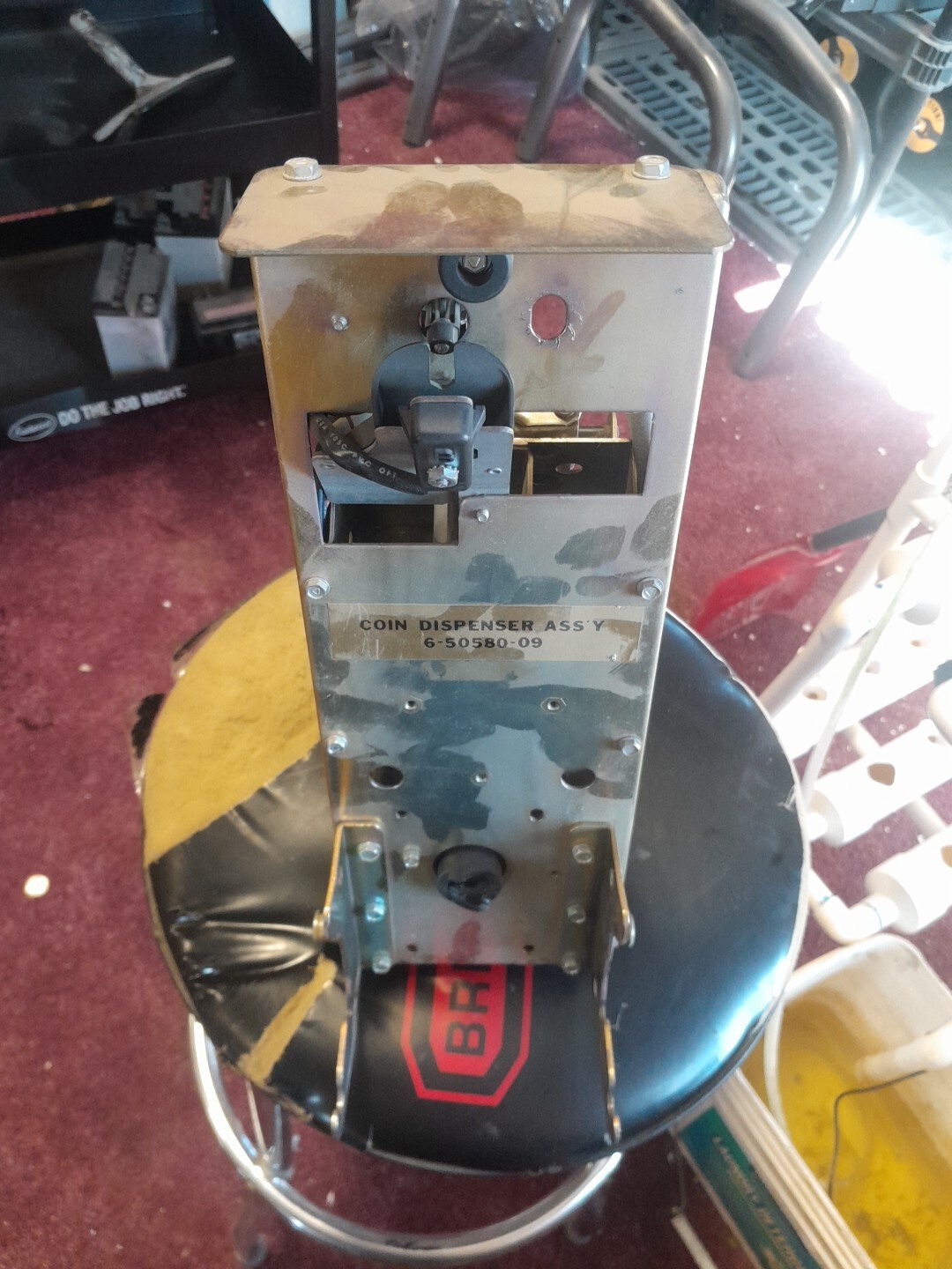 Rowe Changer Bc-100 Coin Dispenser Assembly 6-50580-9 Pulled From Good Mach #109