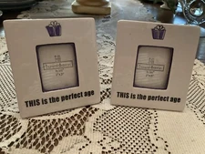 2 Picture Frames sz 2x 2 1/2