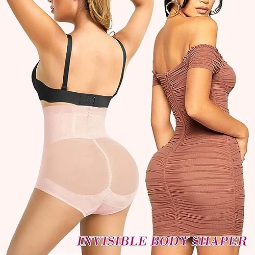 Cross Compression Shaping Pants Women High Waist Panties Body Shaper Abs Slim - Picture 6 of 19