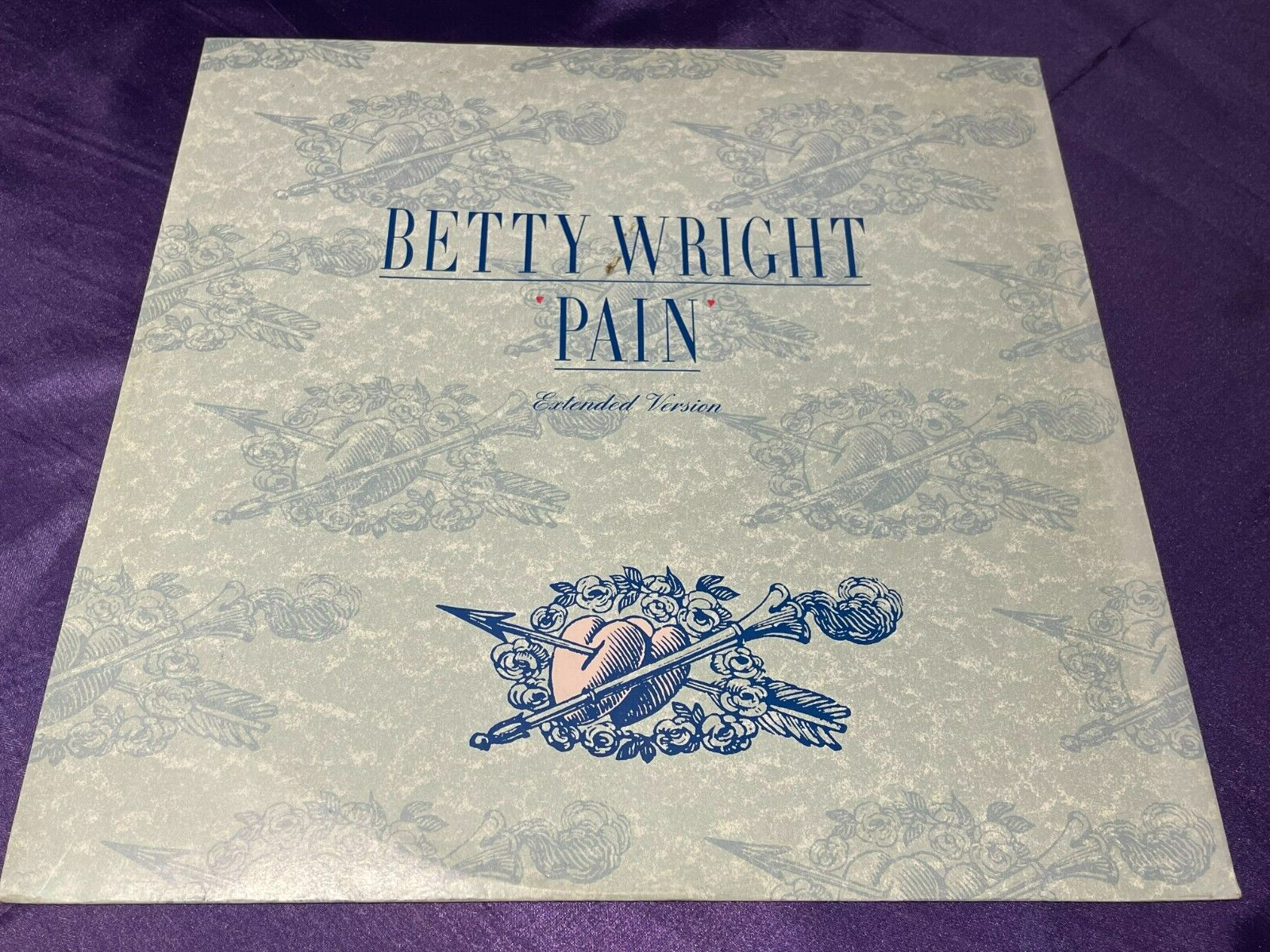Betty Wright - Pain - Vinyl Record 12"" Single - 1986 Chrysalis - COOLX 117