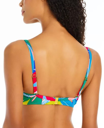 Bleu Rod Beattie Life Of The Party Underwire Bikini Top Tie Front Size 34D NWT - Picture 2 of 4