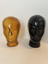 Coppia di teste in vetro Design Piero Fornasetti anni 60/70