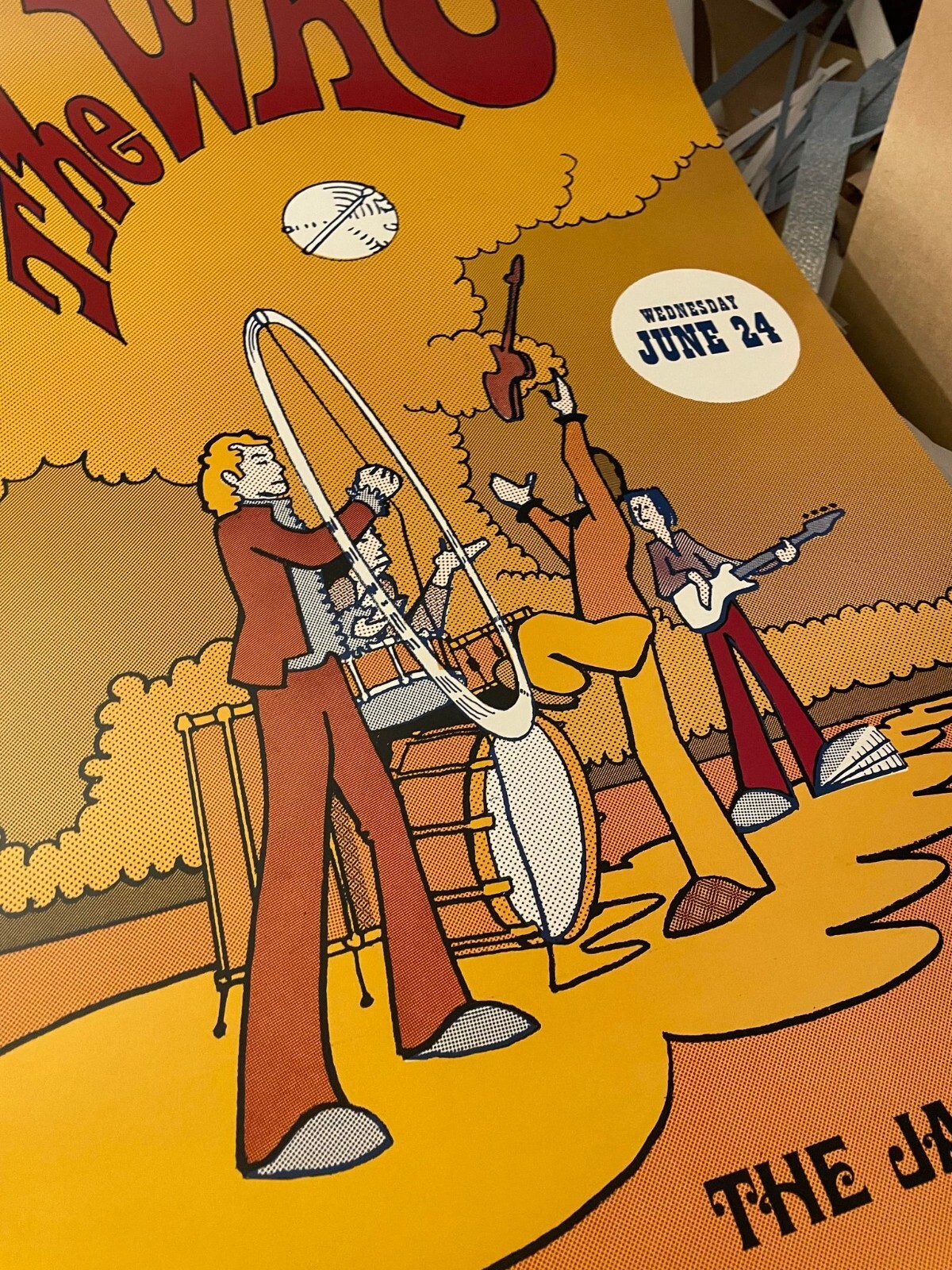 CREAM 1968 and The Who 1970 2nd Print Concert Poster Set Electric Factory