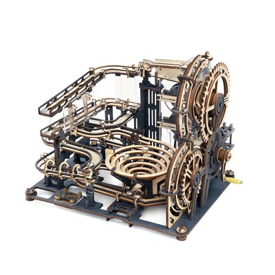 ROKR 3D-Holz-Puzzle Murmelbahn / Kugelbahn ''Marble Night City''