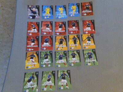 Lot cartes Panini Foot Intermarche 2023