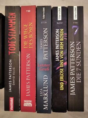 Konvolut von 5 Thriller von James Patterson. Patterson, James: