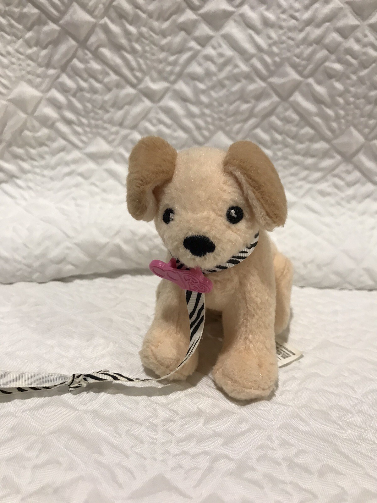 Our Generation Pet DOG 4&rdquo; Plush Lab Puppy Battat Collar Le