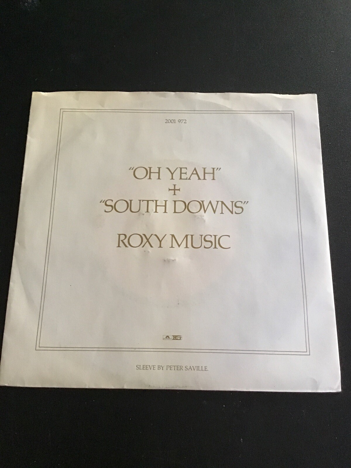 Roxy Music Bryan Ferry Oh Yeah South Downs Rare Picture Sleeve Import