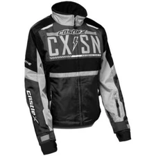 Castle X Strike G4 Women's Snowmobile Jacket - Silver/Charcoal/Black