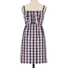 {ANTHRO}MAEVE PLAID TAFFETA DRESS