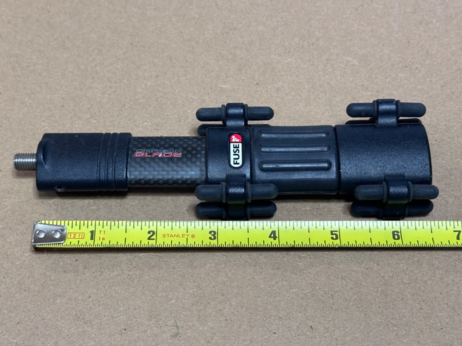 Fuse Carbon Blade Bow Stabilizer 6.5" Black w/Weight eBay