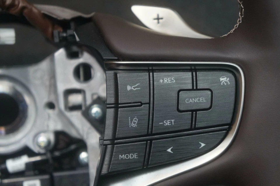 Driver Steering Wheel Multifunction Brown OEM Lexus LS500 LS500h 2018-20 - Image 4 of 4