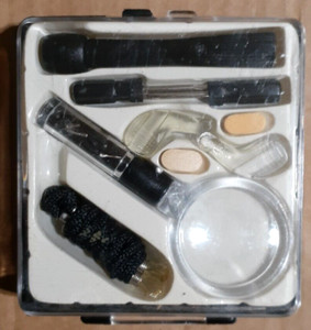 Vintage Eye Glasses Repair Kit In Plastic Case