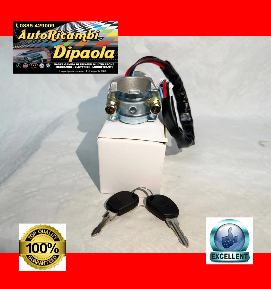 BLOCCASTERZO CILINDRETTO BLOCCHETTO ACCENSIONE AVVIAMENTO IVECO DAILY da 99-06 - Immagine 2 di 3