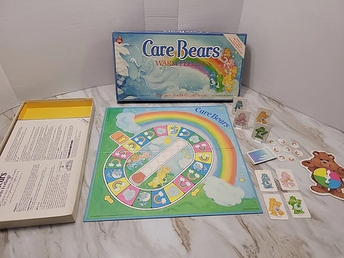 VINTAGE 1984 PARKER BROTHERS CARE BEARS WARM FEELINGS BOARD GAME - COMPLETE