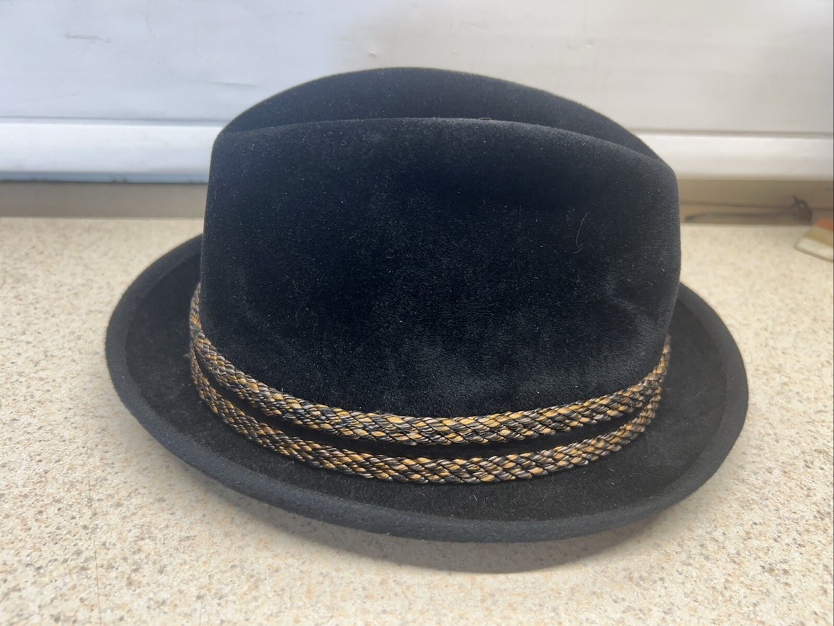 帽子 L.50s VINTAGE Portis fedora hat 1/4 58cm Portis Hats - Portis Brothers Hat Co.
