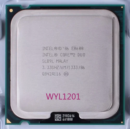 Intel Core 2 Duo E8600 SLB9L CPU Processor 3.33GHz LGA 775 BX80570E8600 Socket T