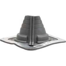 #2 (1-3/4" to 3-1/4") DEKTITE SQUARE BASE COMBO PIPE FLASHING BOOT