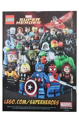 LEGO Marvel Avengers Assemble 6079479/6079481 Super Heroes Mini Comic Book