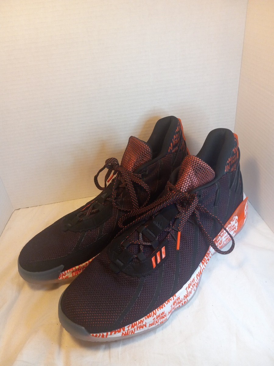 Adidas Dame Be Your I Am My Own Fan Damian Lillard Red/Black Size 18