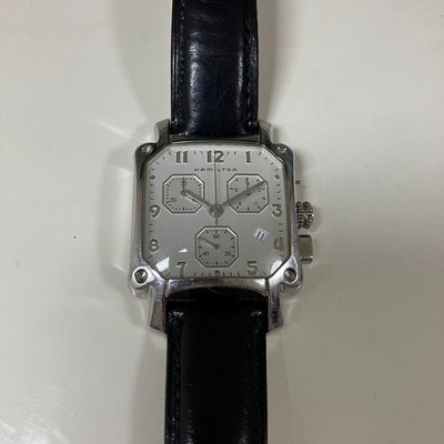 Hamilton Lloyd Chrono H194120 Men's Quartz Chronograph Watch JUNK AS-IS JAPAN
