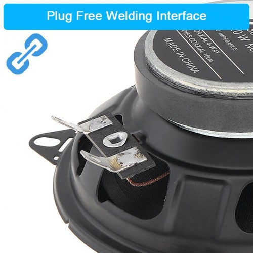 2pcs 4 Inch 300W Full Range Frequency Car Audio Speaker Heavy Mid-bass - Picture 4 of 12