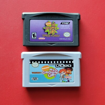 All Grown Up! Video Vol Nickelodeon Games Game Boy