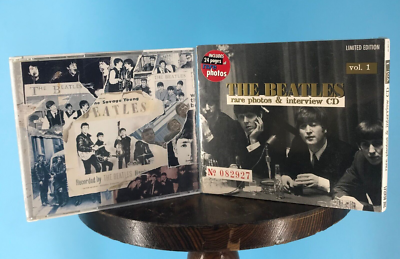 Beatles Anthology 2-CD Set New Beatles Rare Photos & Interview CD 