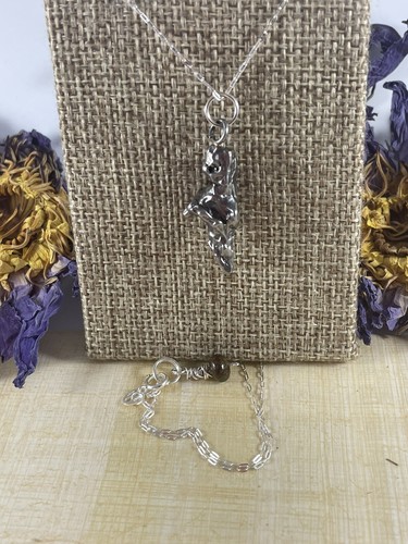 meteorite necklace-Campo De Cielo & NWA- 925 Sterling Silver - Picture 2 of 8