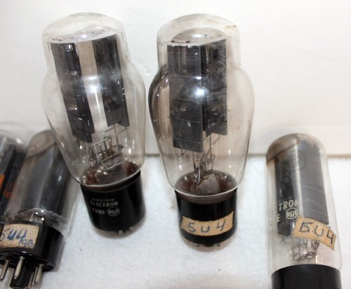 10 Vintage 5U4 Audio Vacuum Tubes ~ RCA / Philco / Emerson / Neutron ~ Used - Picture 5 of 8