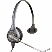 Plantronics SupraPlus HW251 Mono Headband WideBand Voice Tube Phone QD Headset