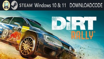 NEU PC Computer Spiel DiRT Rally für Windows 10 11 STEAM Download Code Game Key