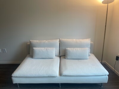 White IKEA Soderhamn Couch 