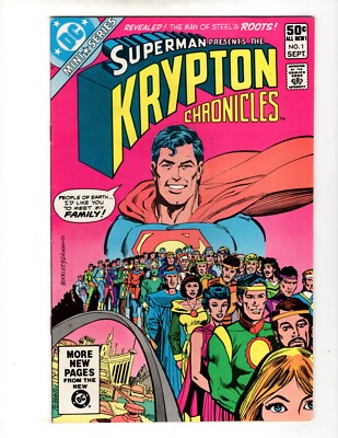 DC Comics Krypton Chronicles Mini Series Book #1 VF+ 1981