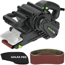 GALAX PRO 8 Ampere Levigatrice a Nastro 120-380RPM con Impostazioni di Velocità Variabile, 5 Pi...