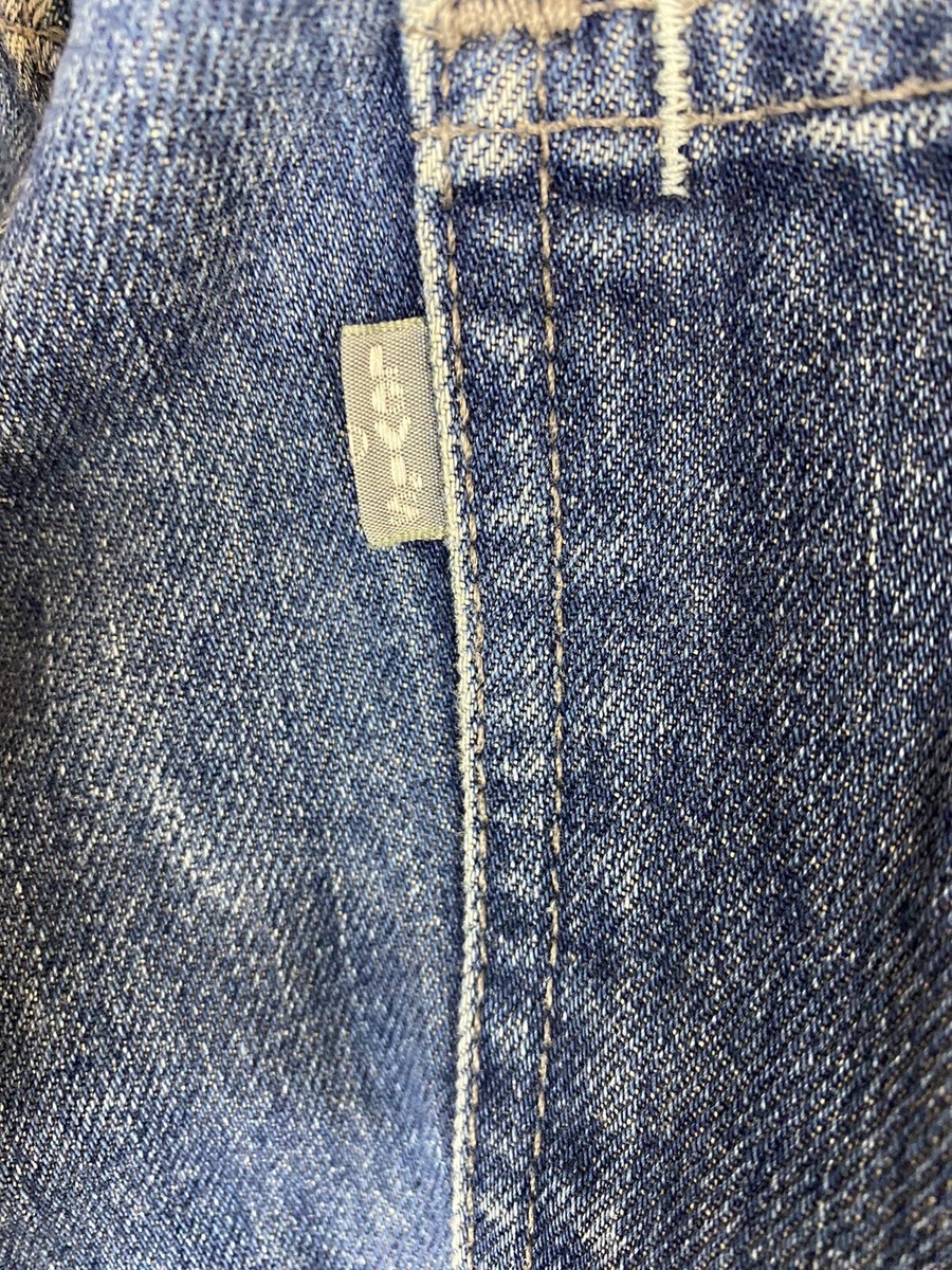 Vintage Levis Silvertab Jeans Baggy Fit Blue Size 38x 32 VTG 90s